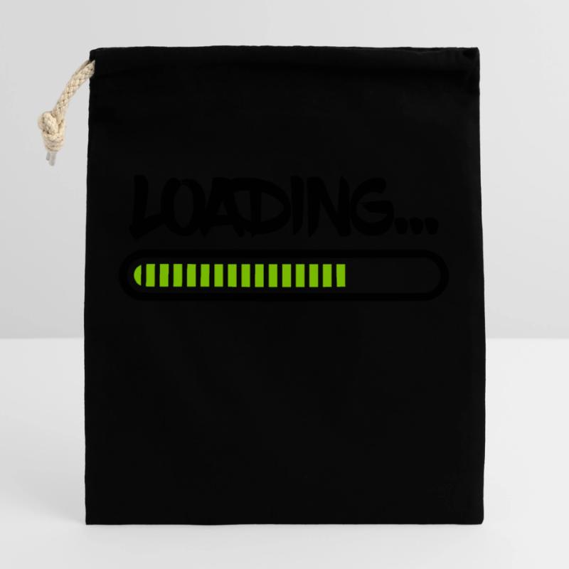 Loading Closable cotton gift bag (25x30cm)