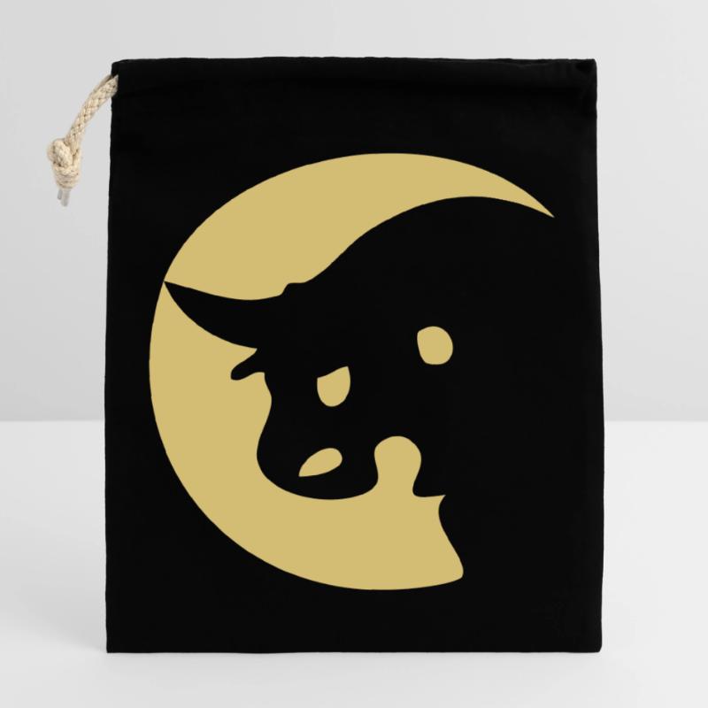 Constellation Taurus Closable cotton gift bag (25x30cm)