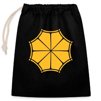 Citron Logo Résumé - Sac cadeau en coton avec cordon (25 x 30 cm) - noir - Devant