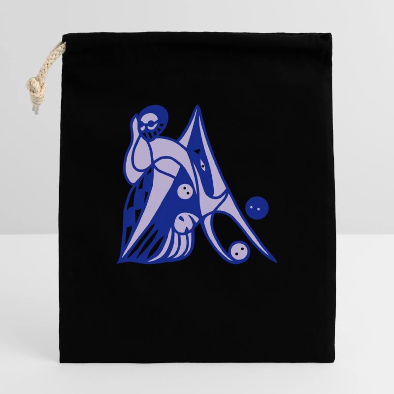 Split. Challenges with flexibility Closable cotton gift bag (25x30cm)