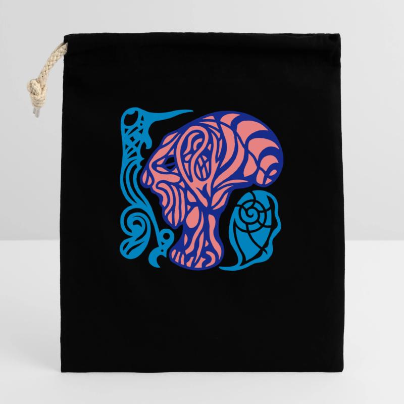 Réfléchissez ensemble. Chaque angle compte Sac cadeau en coton avec cordon (25 x 30 cm)