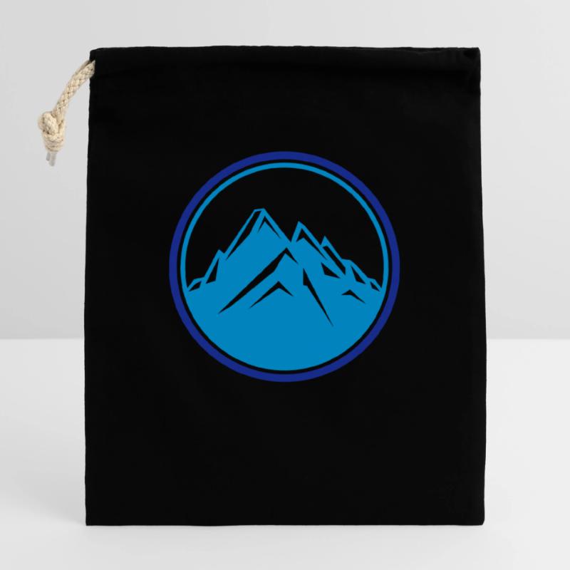 berge Verschließbarer Geschenkbeutel aus Baumwolle (25x30cm)