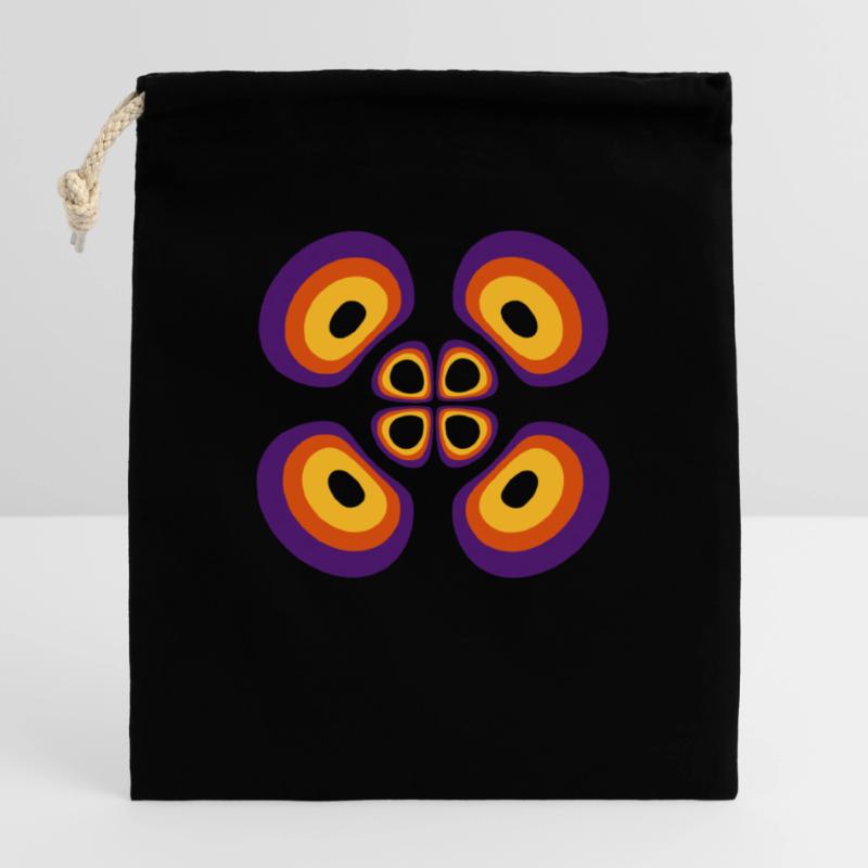 Probability density Hydrogen atom (4,2,1) Closable cotton gift bag (25x30cm)