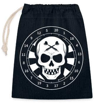 Darts Darts 180 Arrow Arrows Sports Gambling Vate - Closable cotton gift bag (25x30cm) - navy - Front