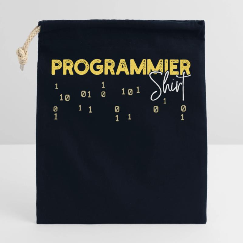 Developer Statement Coden Scripting Web Developer Closable cotton gift bag (25x30cm)