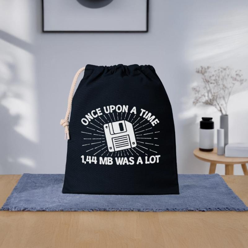 Programmer Coden Statement Developer Scripting Closable cotton gift bag (25x30cm)