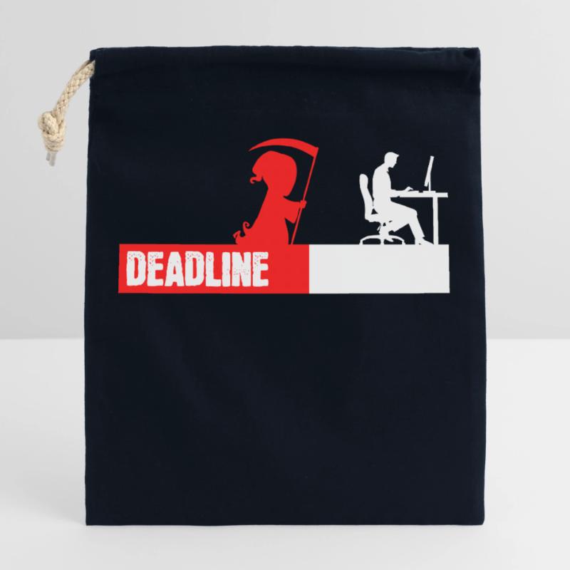 Computergeek Développeur Coden Statement Scripting Sac cadeau en coton avec cordon (25 x 30 cm)