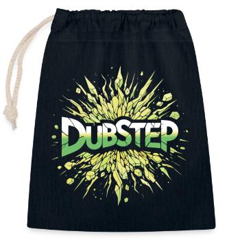 Dubstep-Explosion - Verschließbarer Geschenkbeutel aus Baumwolle (25x30cm) - Navy - Vorne