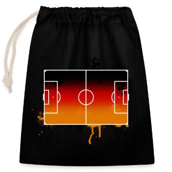 Germany Football - Closable cotton gift bag (25x30cm) - black - Front
