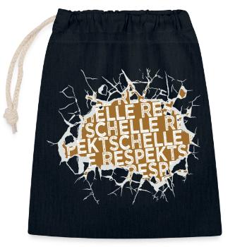 Geek Dire Bday Citation Drôle - Sac cadeau en coton avec cordon (25 x 30 cm) - bleu marine - Devant