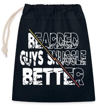 covid19 coach beard present funny quote - Verschließbarer Geschenkbeutel aus Baumwolle (25x30cm) - Navy - Vorne