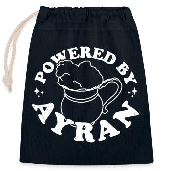 Ayran Gericht Türkei National Türkisch Döner - Verschließbarer Geschenkbeutel aus Baumwolle (25x30cm) - Navy - Vorne