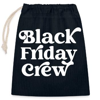 Black Friday Besatzung - Verschließbarer Geschenkbeutel aus Baumwolle (25x30cm) - Navy - Vorne
