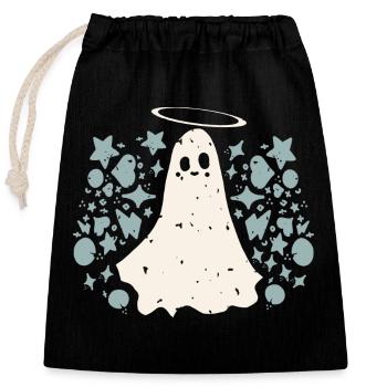 Holy Spirit - Closable cotton gift bag (25x30cm) - black - Front