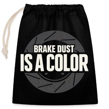 Track Day Brake Dust Hpde Track Car Autocross - Closable cotton gift bag (25x30cm) - black - Front