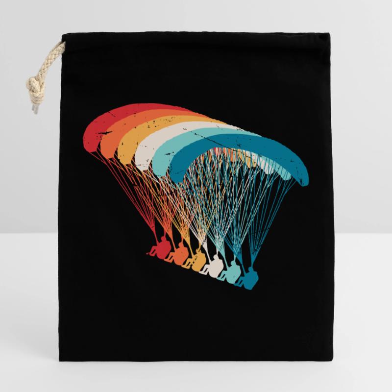 Skydive Evolution: Conception de parapente Sac cadeau en coton avec cordon (25 x 30 cm)