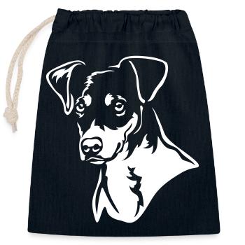 Bodeguero Andaluz Head "Black Edition" - Closable cotton gift bag (25x30cm) - navy - Front