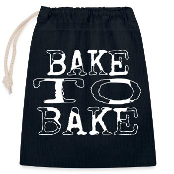 Puns Cool Chef Curry Prep Cook Cuisine Sous Chef - Closable cotton gift bag (25x30cm) - navy - Front