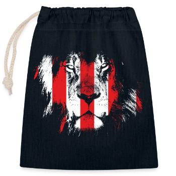 León, football fans from Bilbao - Closable cotton gift bag (25x30cm) - navy - Front