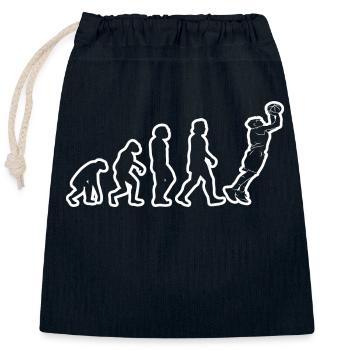 Basketball Basketball Player Club Basketball Players - Closable cotton gift bag (25x30cm) - navy - Front