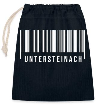 Untersteinach Bayern - Verschließbarer Geschenkbeutel aus Baumwolle (25x30cm) - Navy - Vorne