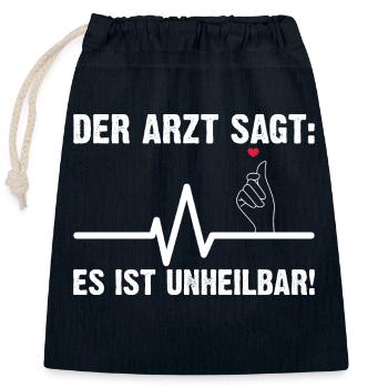 Korea Musik Kpop - Verschließbarer Geschenkbeutel aus Baumwolle (25x30cm) - Navy - Vorne