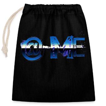 email drôle de travail bureau réunion e-mails mail comput - Sac cadeau en coton avec cordon (25 x 30 cm) - noir - Devant