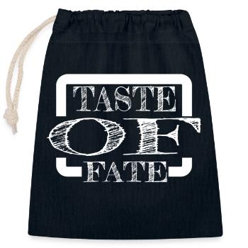 sayings quote culinary craftsmanship awesome fun - Verschließbarer Geschenkbeutel aus Baumwolle (25x30cm) - Navy - Vorne