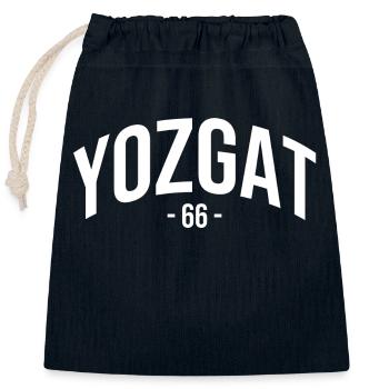 Yozgat 66 Turquie Turquie Cadeau Vacances TR Türk - Sac cadeau en coton avec cordon (25 x 30 cm) - bleu marine - Devant
