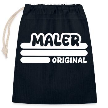 Beruf Maler - Verschließbarer Geschenkbeutel aus Baumwolle (25x30cm) - Navy - Vorne