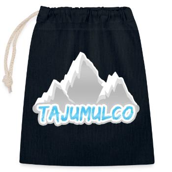 Mount Tajumulco - Closable cotton gift bag (25x30cm) - navy - Front