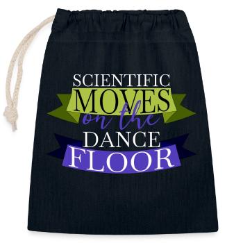 dance genres dance community scientific research - Verschließbarer Geschenkbeutel aus Baumwolle (25x30cm) - Navy - Vorne