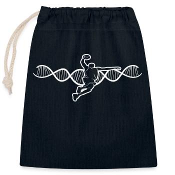 Basketball Club Basketball Players Basketball Lovers - Closable cotton gift bag (25x30cm) - navy - Front