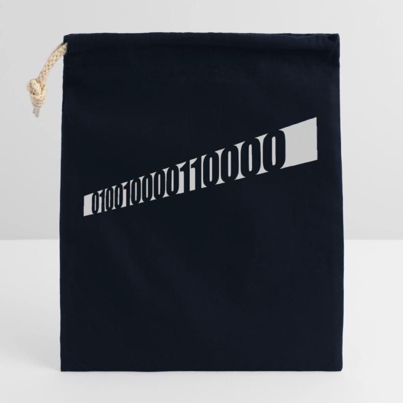 Binär Code Programm Sprache Verschließbarer Geschenkbeutel aus Baumwolle (25x30cm)