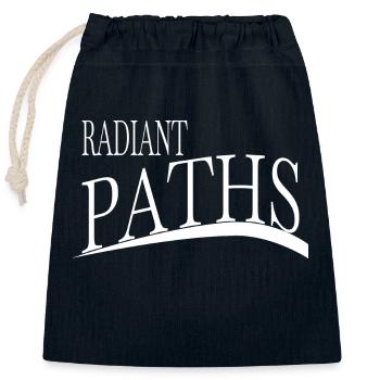 Inner Journey Transformative Journey Funny - Closable cotton gift bag (25x30cm) - navy - Front