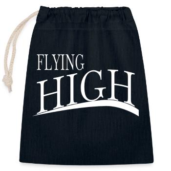 dictons ciel regarder pilote professionnel génial - Sac cadeau en coton avec cordon (25 x 30 cm) - bleu marine - Devant