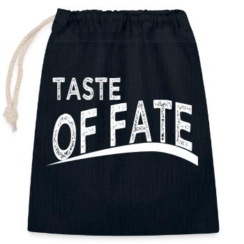present idea culinary expressions fun - Closable cotton gift bag (25x30cm) - navy - Front