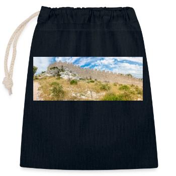 Die Mauer von Oštrica (Bedem Grebastica) Kroatien - Verschließbarer Geschenkbeutel aus Baumwolle (25x30cm) - Navy - Vorne