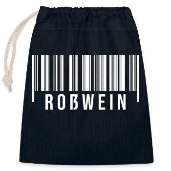 Sachsen Roßwein - Verschließbarer Geschenkbeutel aus Baumwolle (25x30cm) - Navy - Vorne