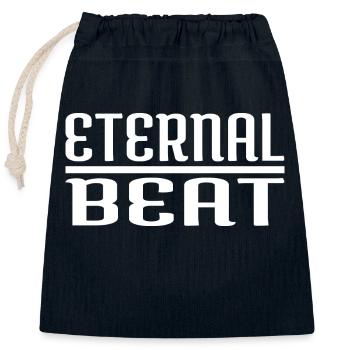 timeless art finding rhythm creative rhythm - Closable cotton gift bag (25x30cm) - navy - Front