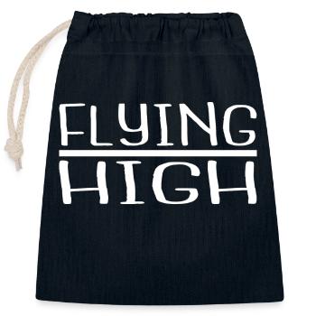 Humor Private Pilot Awesome Birds in Flight Cool - Closable cotton gift bag (25x30cm) - navy - Front