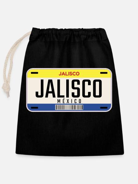 Mexico City tuition Jalisco - Closable cotton gift bag (25x30cm) - black
