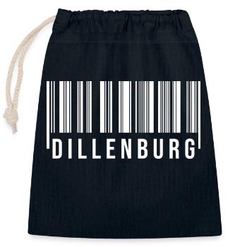 Dillenburg Westerwald - Verschließbarer Geschenkbeutel aus Baumwolle (25x30cm) - Navy - Vorne