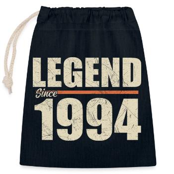 Birthday 1994 | Legend since 1994 - Closable cotton gift bag (25x30cm) - navy - Front
