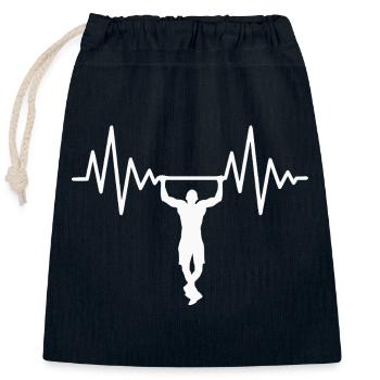 Funny Gen X Bulldog Adult Humor Saying - Verschließbarer Geschenkbeutel aus Baumwolle (25x30cm) - Navy - Vorne