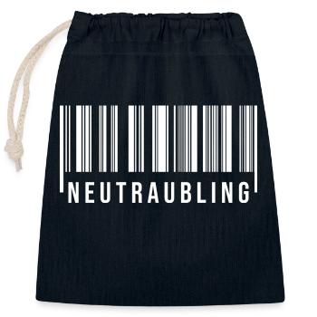 Neutraubling Bayern - Verschließbarer Geschenkbeutel aus Baumwolle (25x30cm) - Navy - Vorne