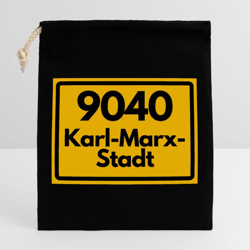 9040 CODE POSTAL SAXE KARL MARX VILLE ANCIEN CODE POSTAL Sac cadeau en coton avec cordon (25 x 30 cm)