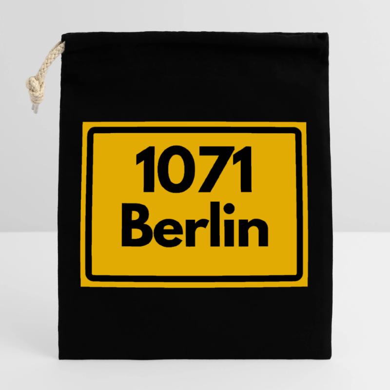 ANCIEN CODE POSTAL 1071 BERLIN OSTALGIE DE BERLIN Sac cadeau en coton avec cordon (25 x 30 cm)
