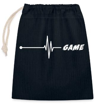 Game Gaming PC - Verschließbarer Geschenkbeutel aus Baumwolle (25x30cm) - Navy - Vorne