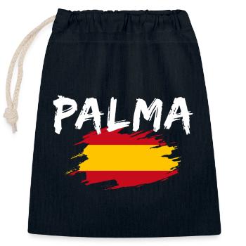 Palma, Espagne - Sac cadeau en coton avec cordon (25 x 30 cm) - bleu marine - Devant